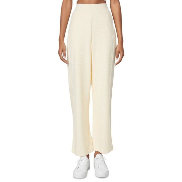 Three Dots Womens Casual Solid Wide Leg Pull On Nova Pants Egret Size M NWT - Picture 2 of 6